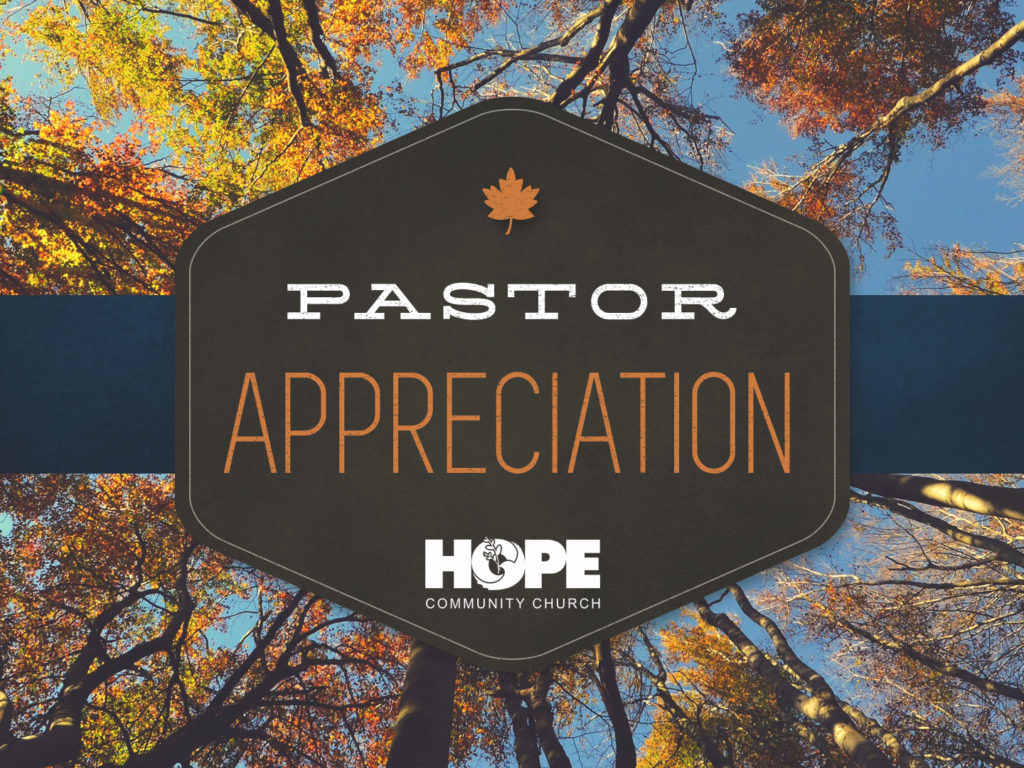 Pastor Appreciation Day - Pastor Barry Foster - Hope Community Church ...